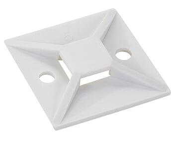 Cable Tie Mount, Natural, For T18-T30 Cable Ties