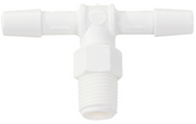 Nylon Insert Fitting, Tee connector, Hose x MPT *Special Order*