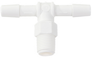 Nylon Insert Fitting, Tee connector, Hose x MPT *Special Order*