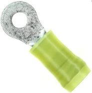 PIDG Ring Terminal 12-10G, #6, Yellow