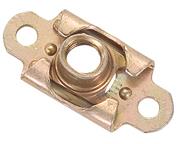 Self-Locking Nutplate, 2-Lug Floating, 8-32, Dry Film Lube