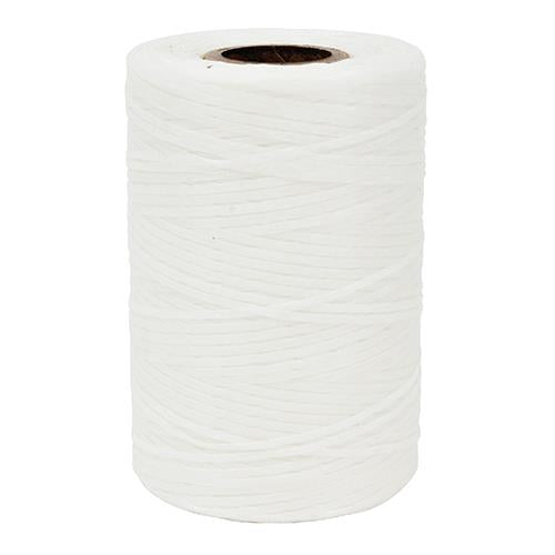 Waxed Nylon Lacing Cord, 250yd (A-A-52080), White