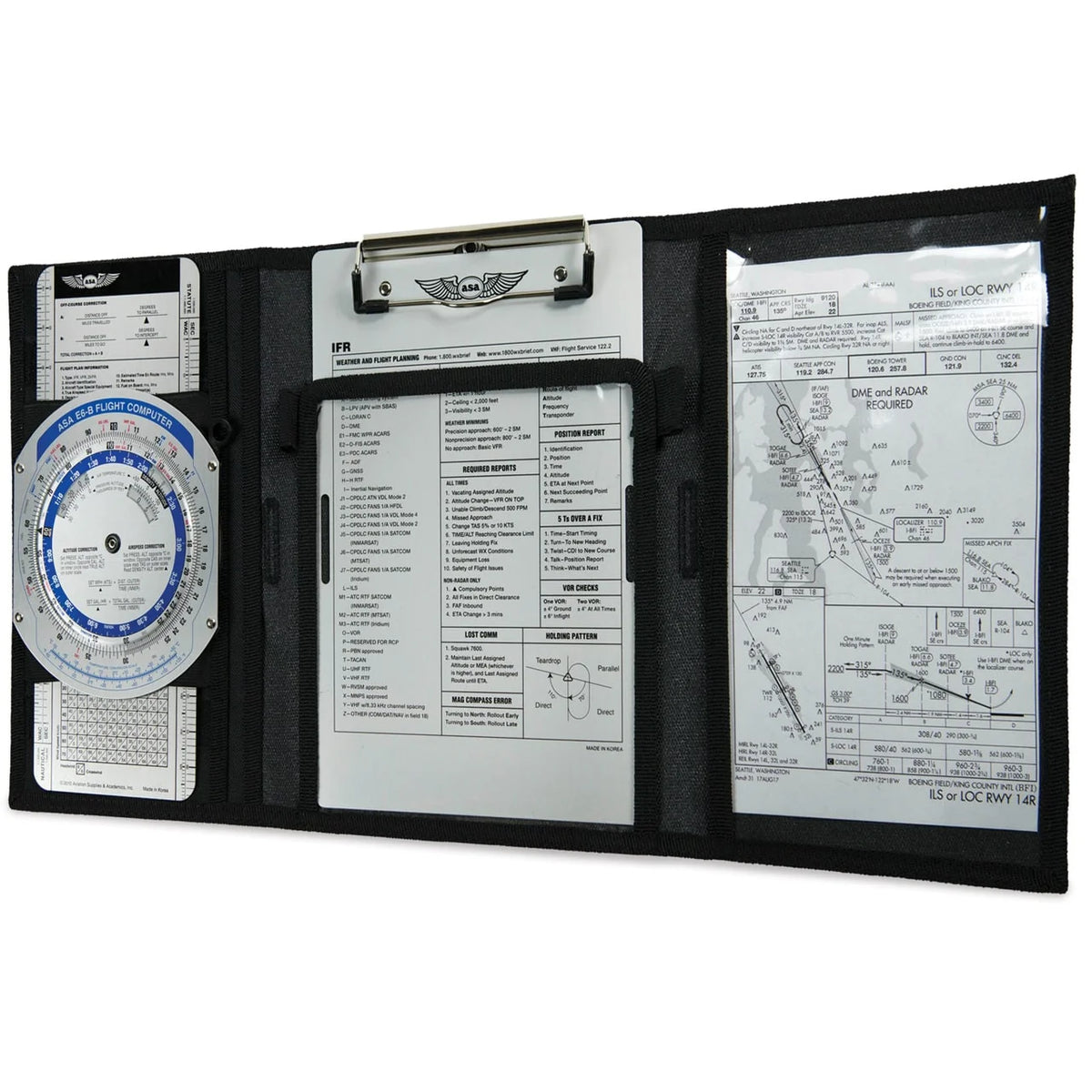 Kneeboard Lipat Tiga IFR ASA