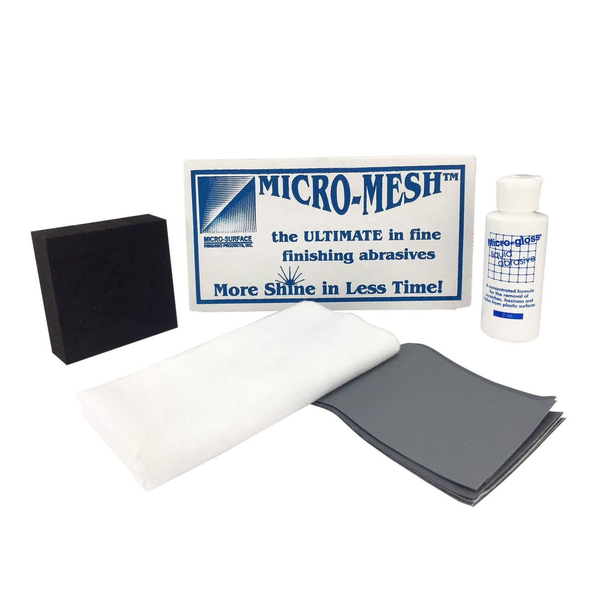 Micro-Surface Micro-Mesh KR-70 Acrylic/Plastic Restoral Kit, Grades 1500 to 6000, KR70