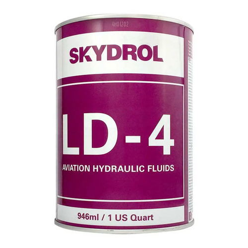 Eastman Skydrol LD-4 Type IV Fire Resistant Hydraulic Fluid, 1 US Quart Can, LD4QT