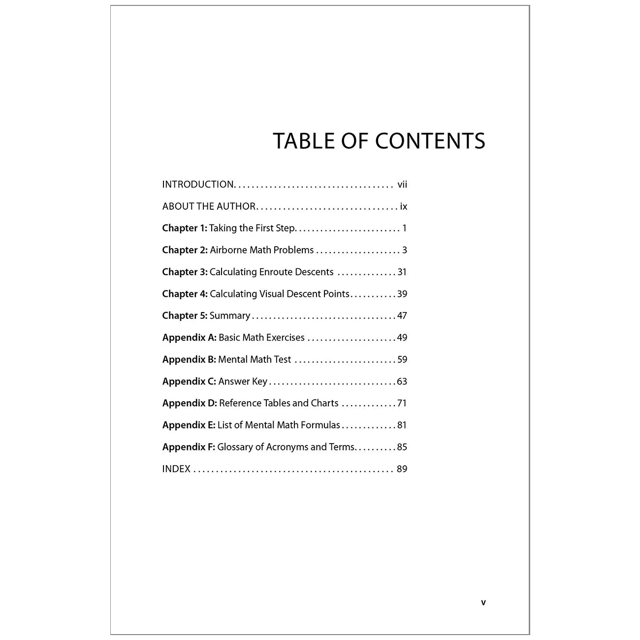 ASA Mental Math for Pilots - Third Edition