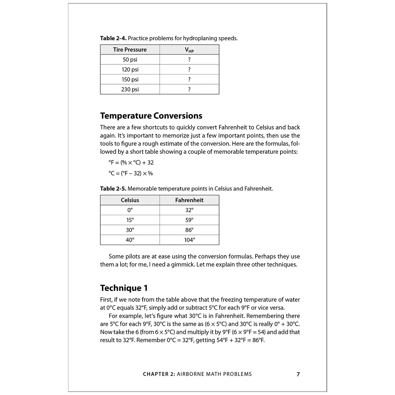 Calcul mental ASA pour pilotes - Troisième édition