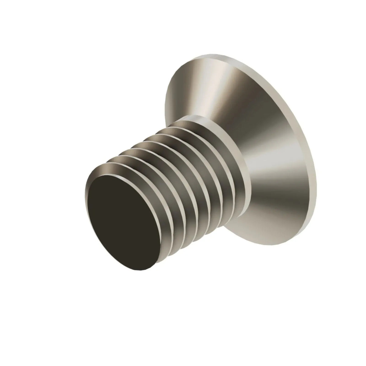 Pilot Gear Flat Countersunk Phillips Machine Screw, #8-32 UNC x 1/4 in, Cadmium Plated Steel, NAS514P832-4