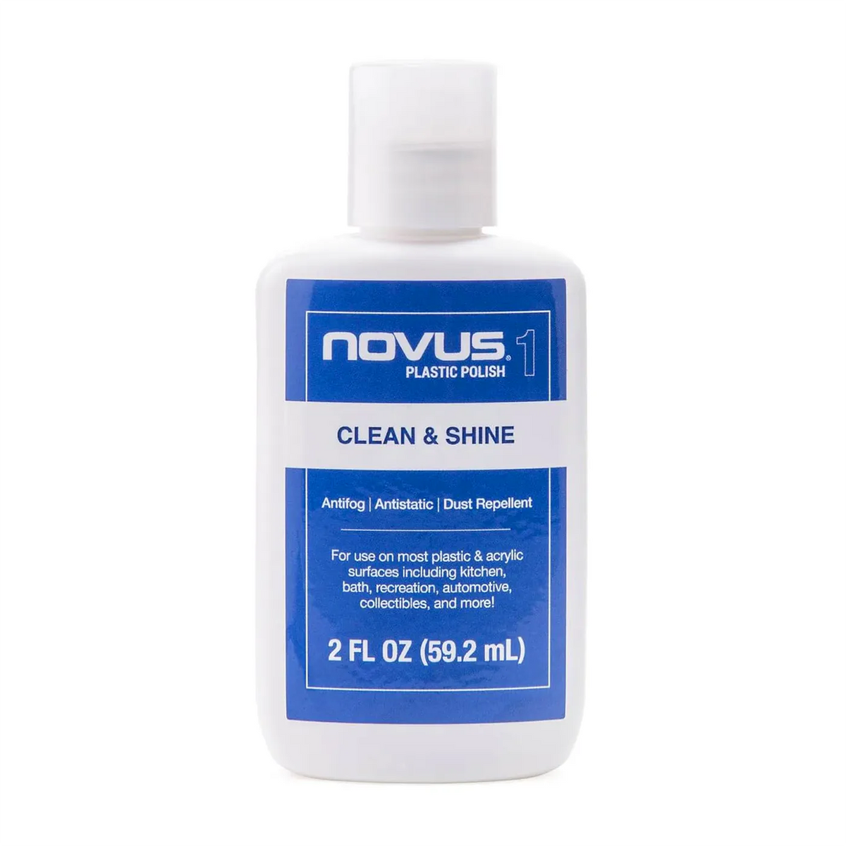 Novus 1 Poles Plastik untuk Membersihkan, Mengilapkan & Melindungi 59.2 mL / 2 oz