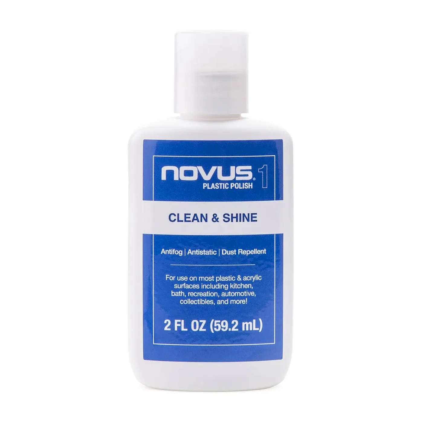 Novus 1 Plastic Polish Clean Shine & Protect 59.2 mL / 2 oz