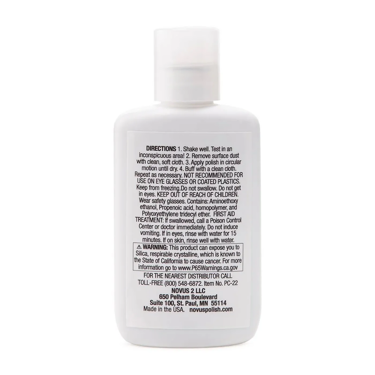 Novus 2 Poles Plastik Penghilang Goresan Halus 59.2 mL / 2 oz