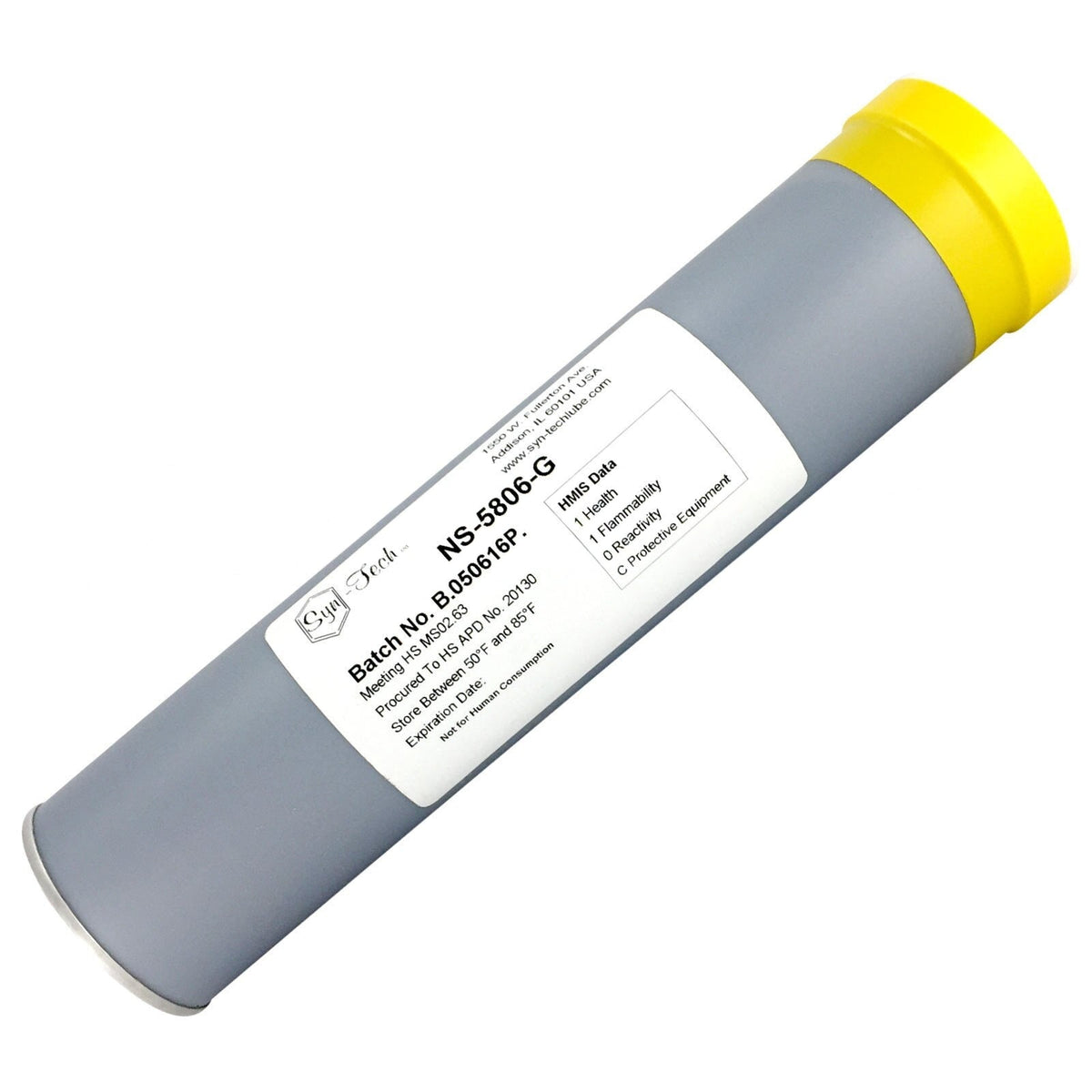 Syn-Tech NS-5806-G Synthetic Extreme Pressure Grease, Hamilton Sundstrand MS02.63, 14 oz Cartridge, NS5806GCTG
