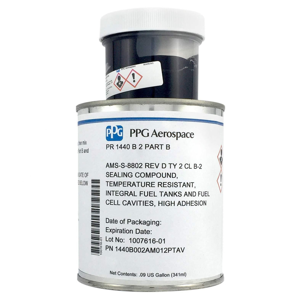 PPG PR-1440 Class B-2 Aircraft Fuel Tank Sealant, 1 Pint Kit, PR1440B2PT