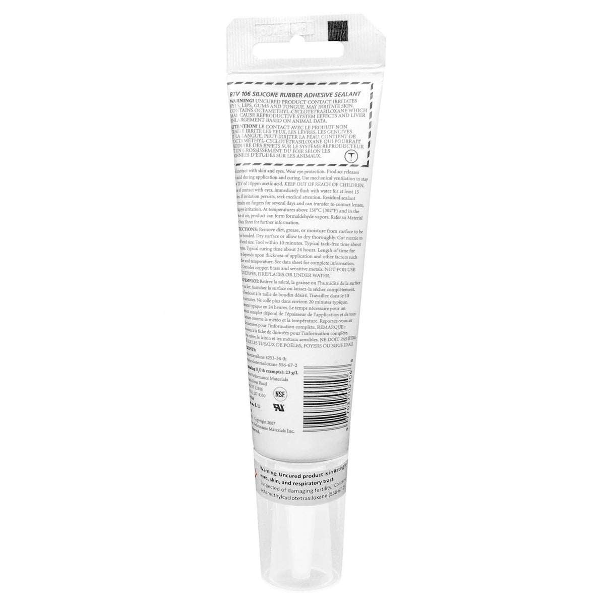 Momentive SNAPSIL RTV106 High Temperature Silicone Sealant, Red, 2.8 oz Tube, RTV106-2-80Z