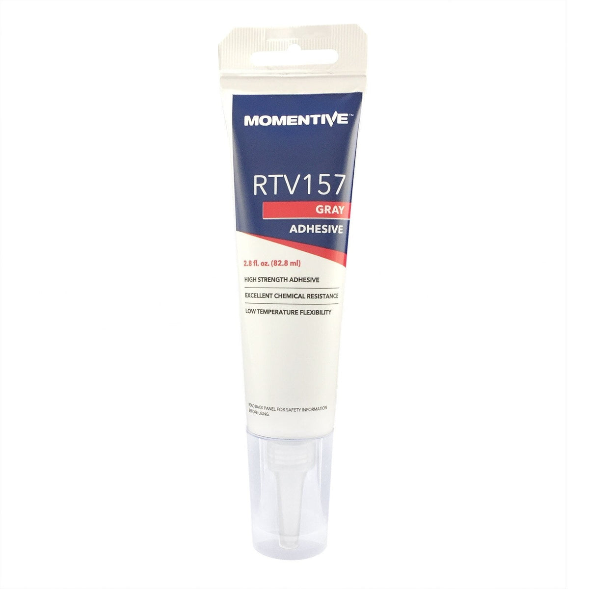 Momentive RTV157 Silicone Adhesive Sealant, Grey, 2.8 oz Tube, RTV157-2-80Z