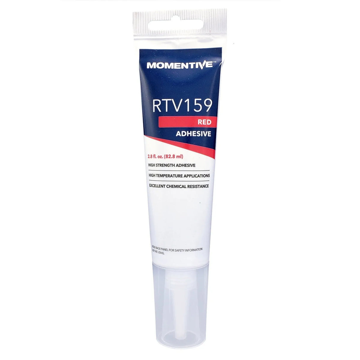 Momentive RTV159 Red High Temperature Silicone Adhesive Sealant, 2.8 oz, RTV159-2-80Z