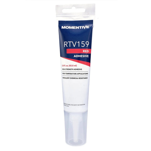 Momentive RTV159 Red High Temperature Silicone Adhesive Sealant, 2.8 oz, RTV159-2-80Z