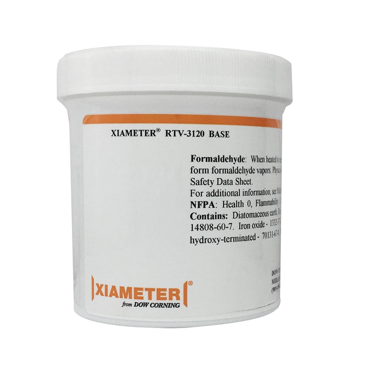 Dow SILASTIC RTV-3120 Mold-Making Base, Red, 453 g Jar, RTV3120-1LB