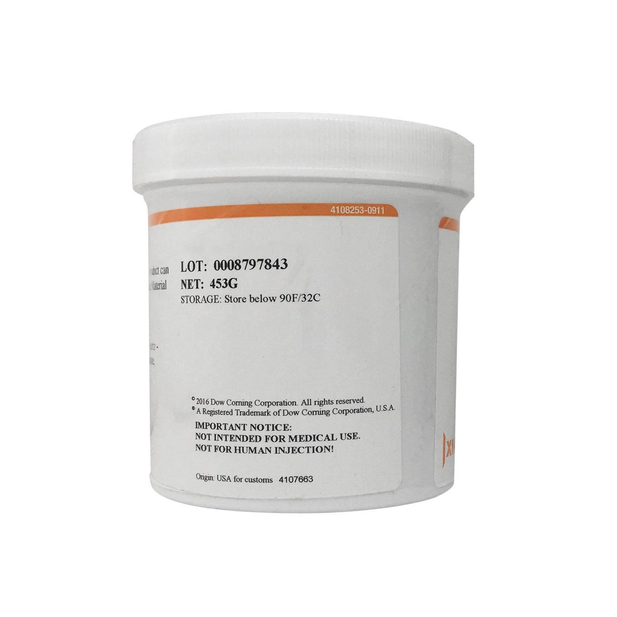 Dow SILASTIC RTV-3120 Mold-Making Base, Red, 453 g Jar, RTV3120-1LB