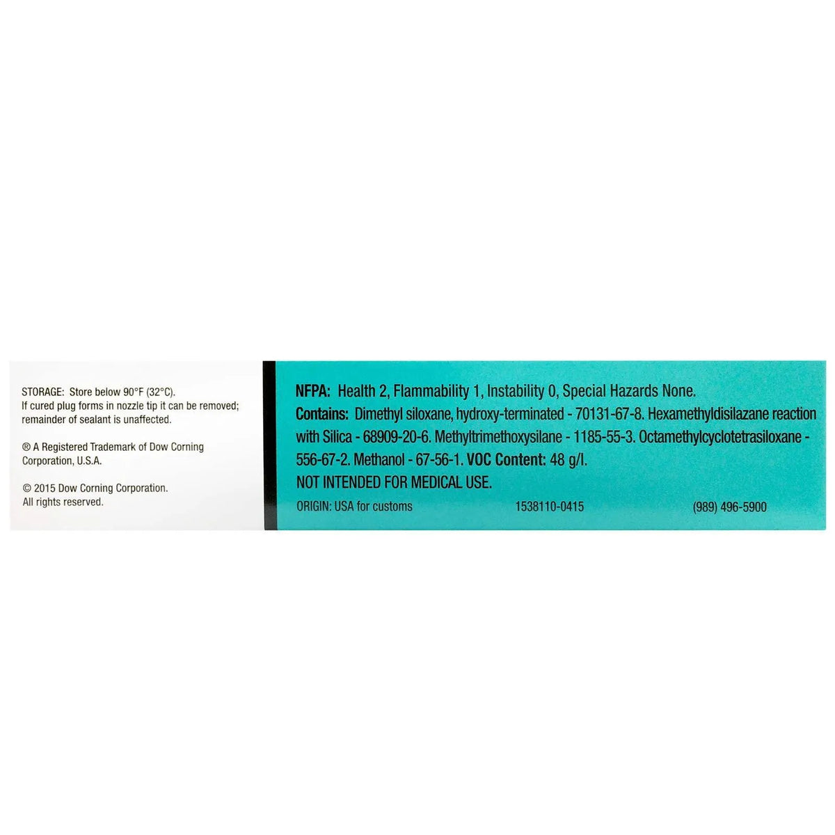 Dow DOWSIL 3140 RTV Coating, Solventless Silicone Conformal Coating, 3 oz Tube, RTV3140-30Z