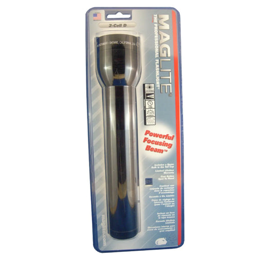 Maglite 2-Cell D Incandescent Flashlight, Black, S2D016