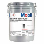Mobil Aviation Grease SHC 100 Synthetic Aircraft Wheel Bearing Grease, 35.2 lb Pail