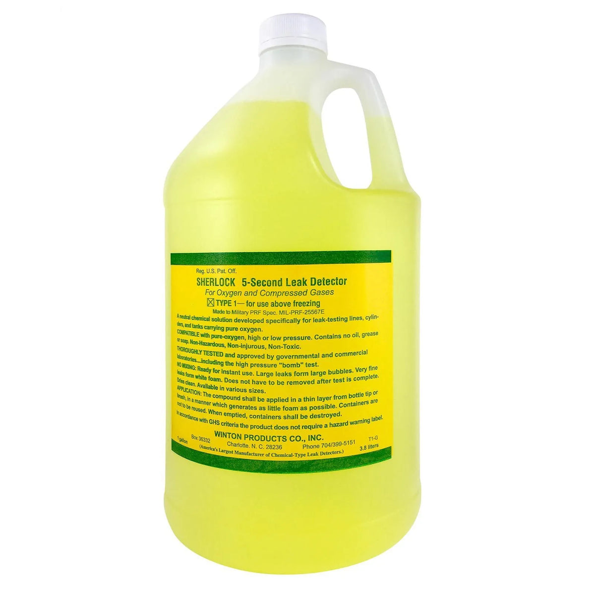 Winton Sherlock Type I Leak Detector, 1 Gallon, MIL-PRF-25567E, SHERL0CKTPI1GL