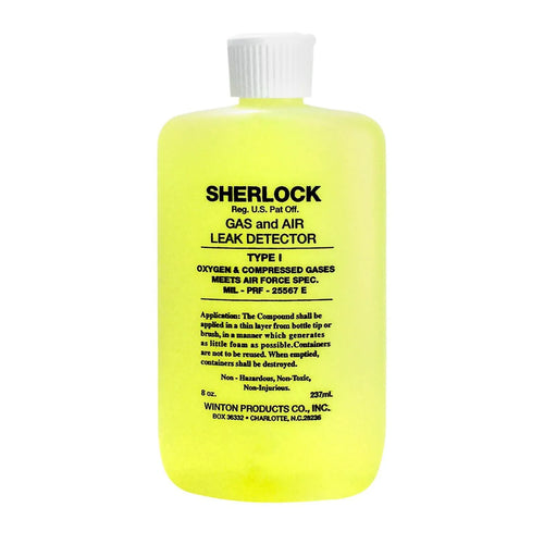 Winton Sherlock Type I Leak Detector, 8 oz, MIL-PRF-25567E, SHERL0CKTPI80Z