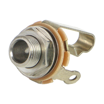 Switchcraft Littel-Jax Mono Headphone Jack, 1/4 in, 2-Conductor, Open Circuit, 11