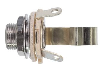 Switchcraft Littel-Jax Mono Headphone Jack, 1/4 in, 2-Conductor, Open Circuit, 11