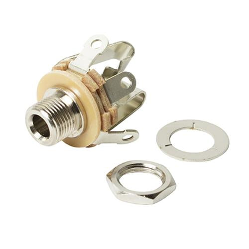 Switchcraft Littel-Jax Microphone Jack for 0.206 in Plugs, 3-Conductor, Open Frame, S12B