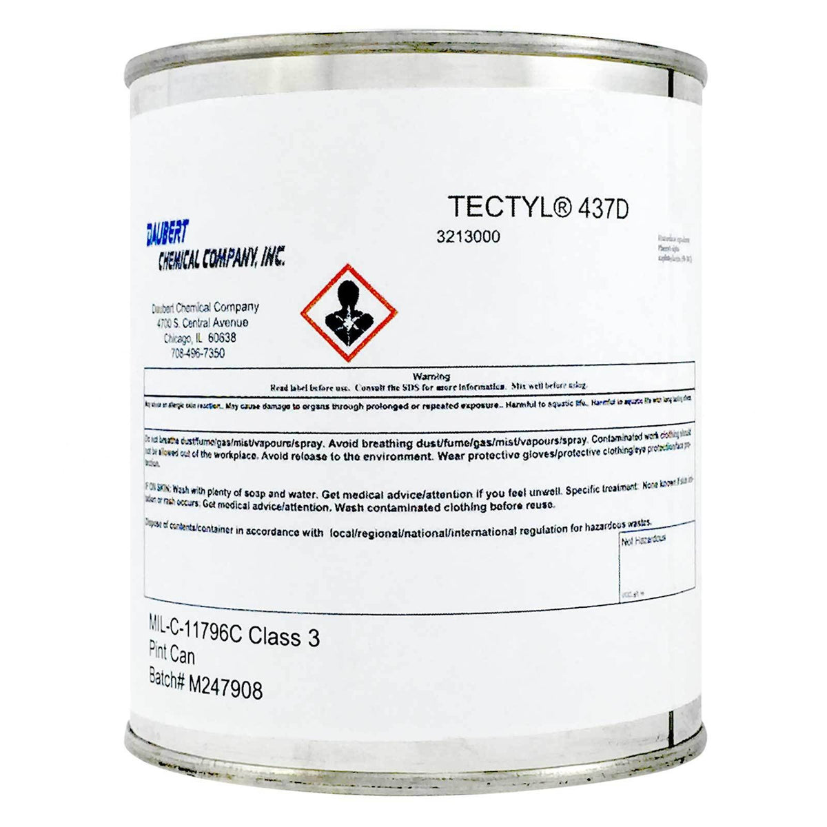 Tectyl 437D Corrosion Preventive Compound, MIL-C-11796C Class 3, 1 Pint Can, TECTYL437PT