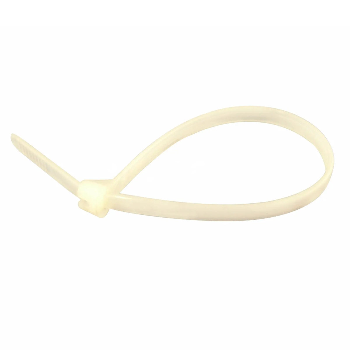 ABB Ty-Rap Cable Tie, 5.5 in, 40 lb, Natural Nylon 6.6, Pack of 100, TY524M