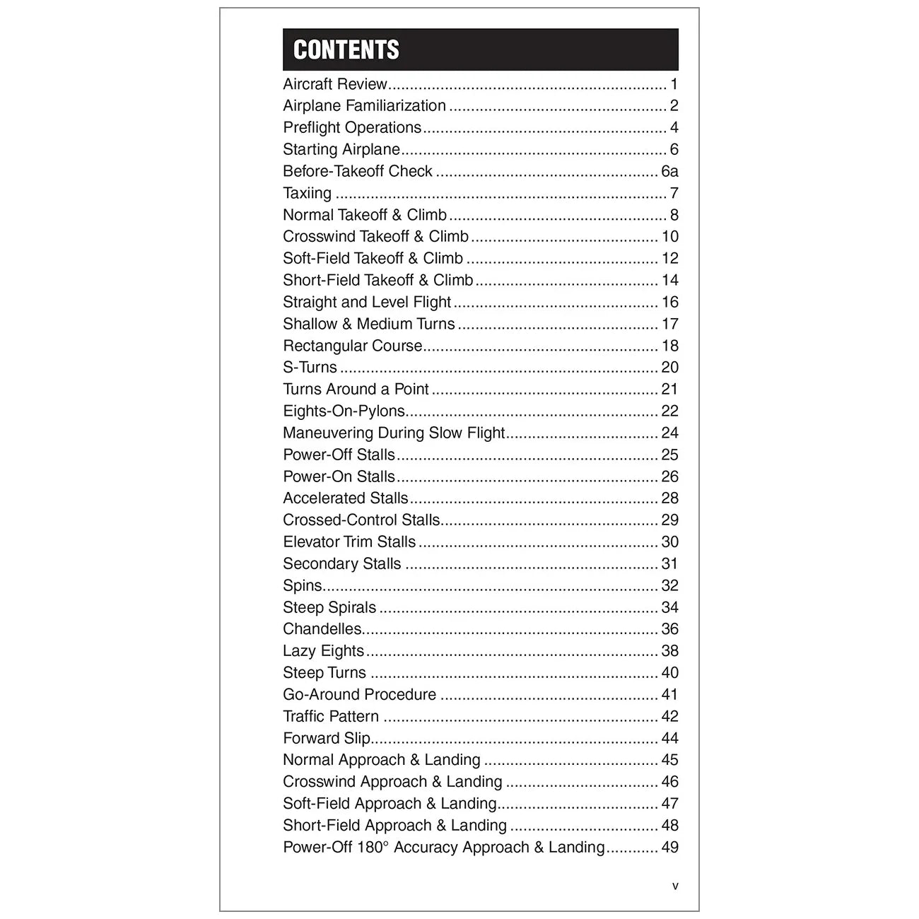 ASA Visualized Flight Maneuvers Handbook High Wing - Fifth Edition