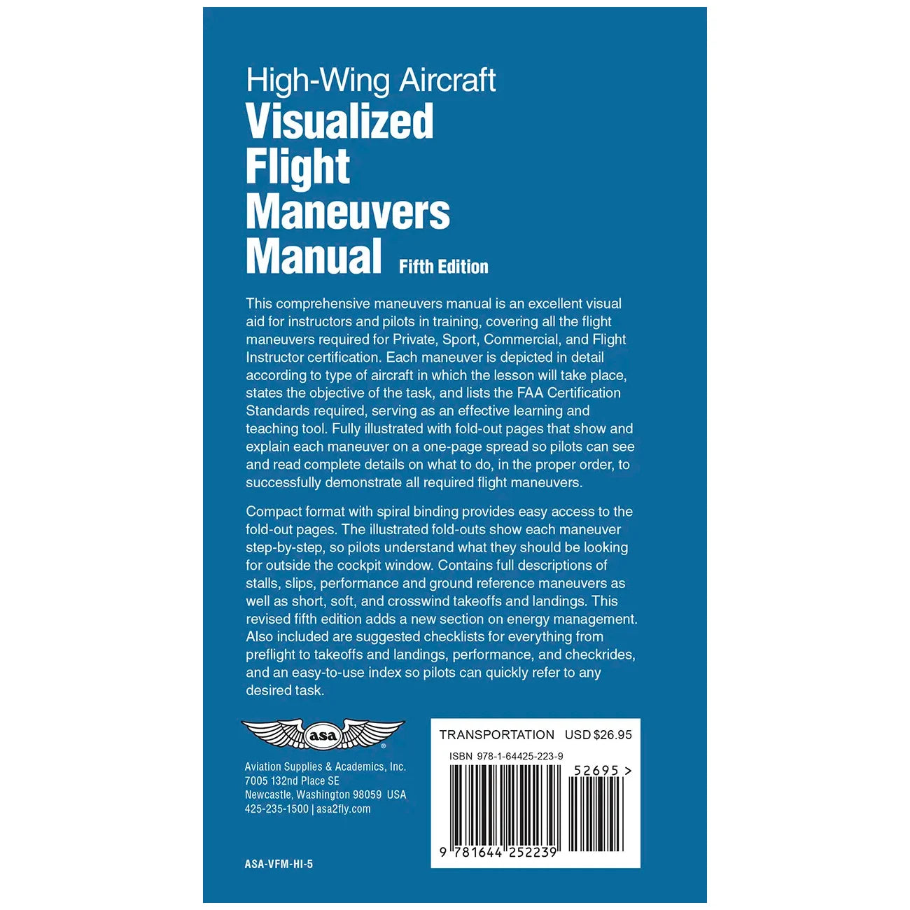 ASA Visualized Flight Maneuvers Handbook High Wing - Fifth Edition