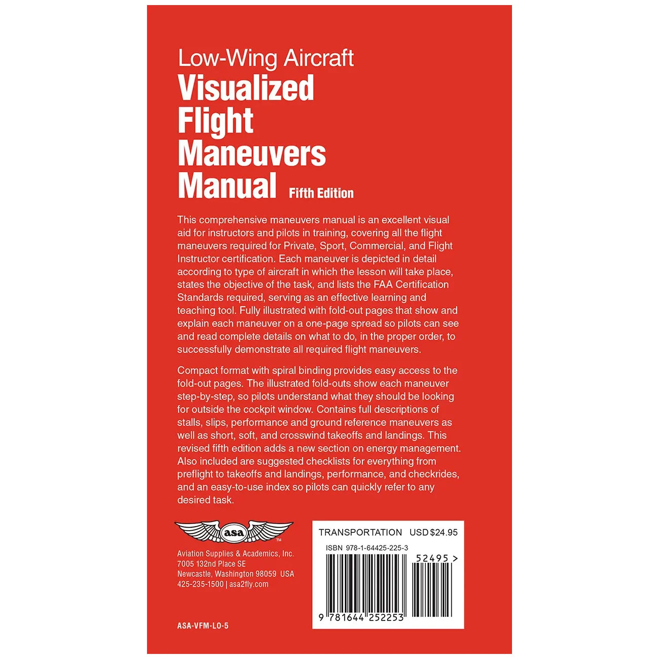 ASA Visualized Flight Maneuvers Handbook Low Wing - Fifth Edition