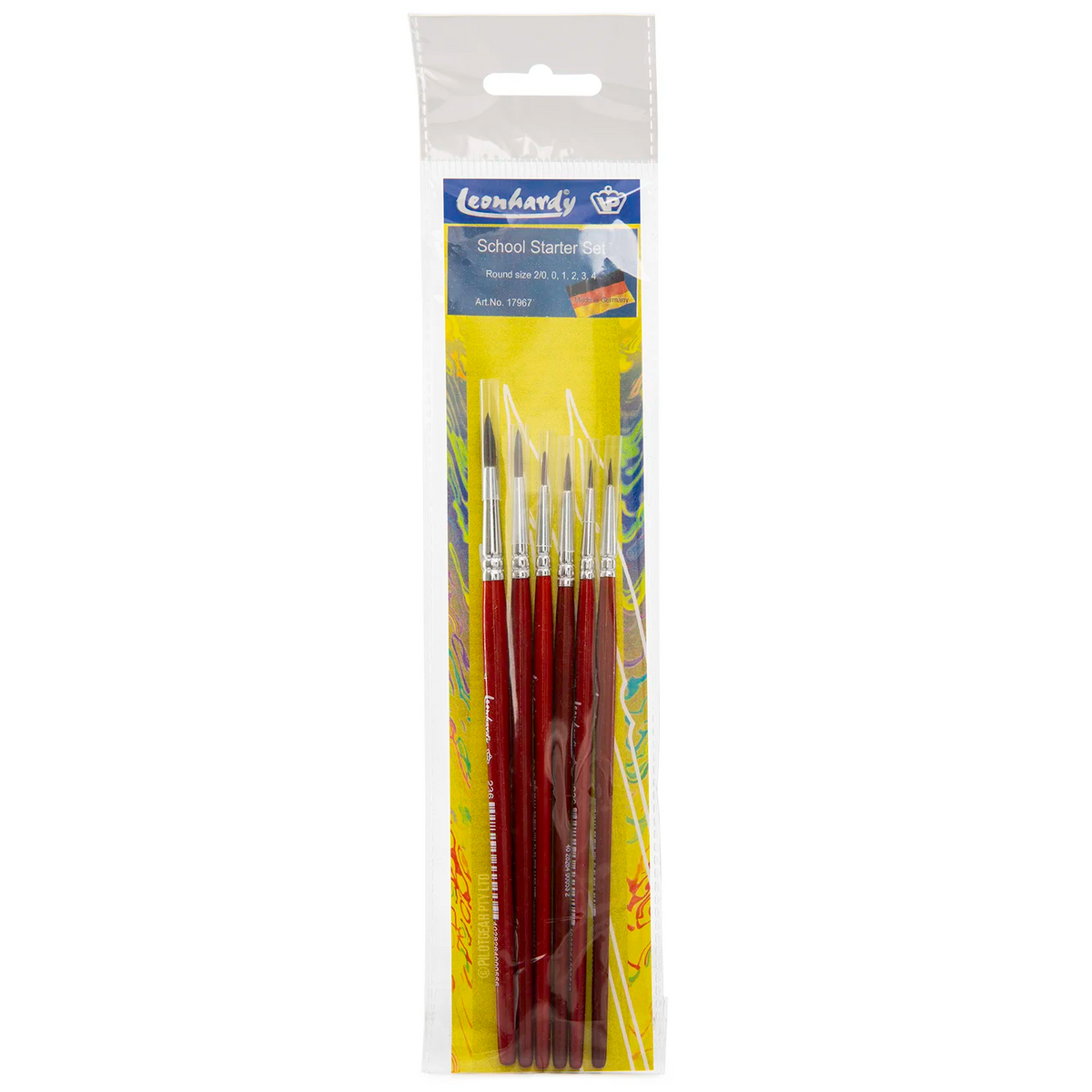 Kuas Cat VP Leonhardy - Set Pemula Sekolah 6pc