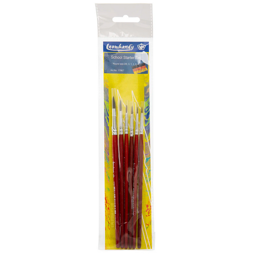 Kuas Cat VP Leonhardy - Set Pemula Sekolah 6pc