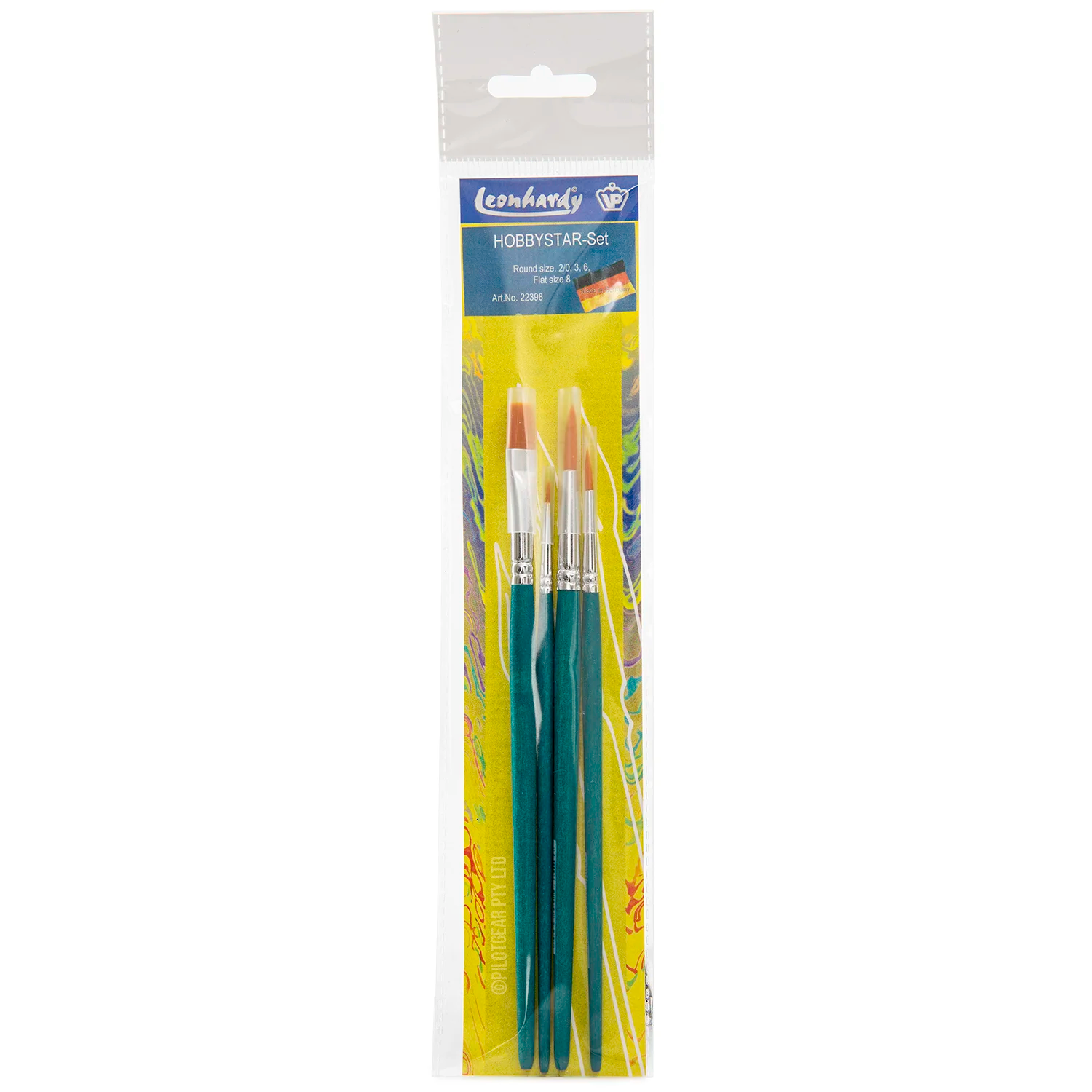 VP Leonhardy Paint Brushes - 4pc Hobby Brush Set