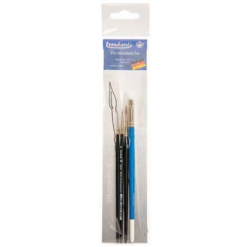 Kuas Cat VP Leonhardy - Set Pemodel Profesional 4pc