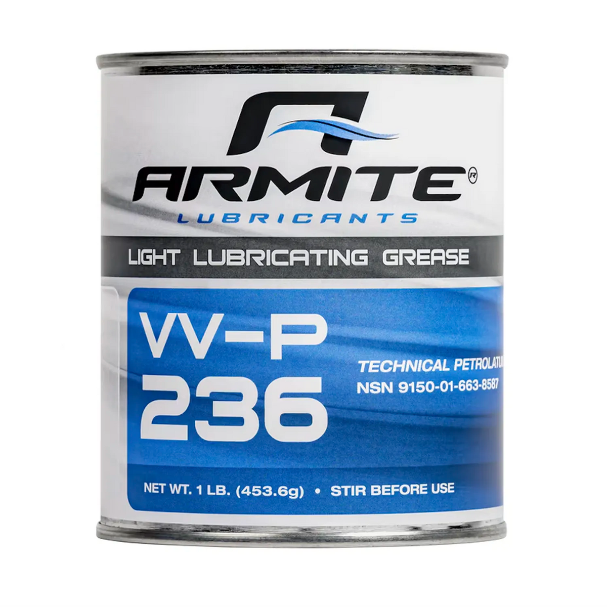 Armite VV-P-236 Technical Petrolatum Light Lubricating Grease, 1 lb Can, VVP236-1LB