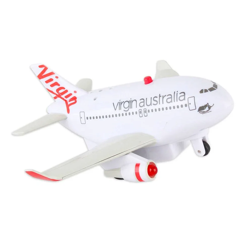 Virgin Australia Pullback with Light and Sound Aviation Toy - Toytech image 2