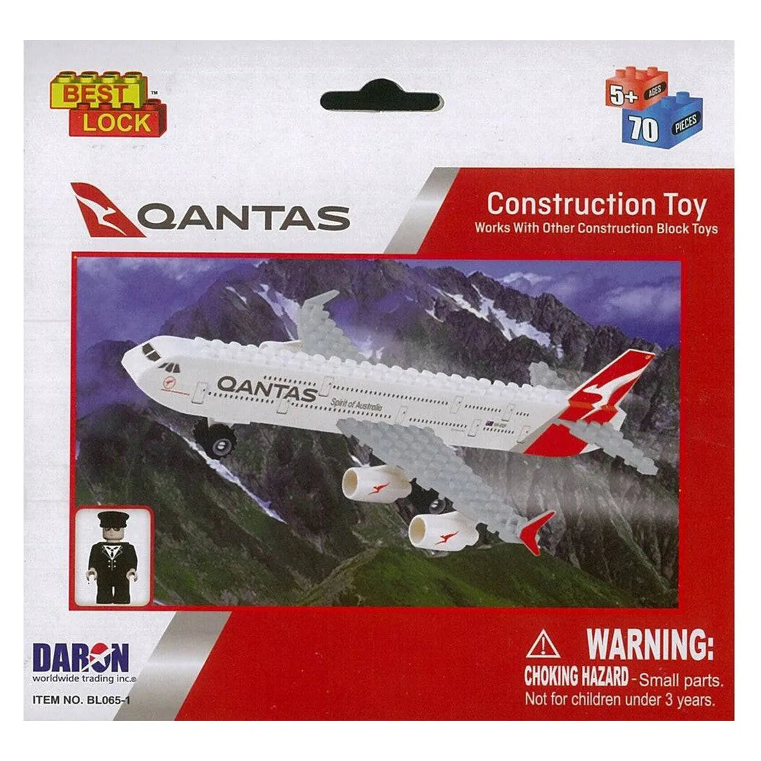 Daron Qantas 60pc Construction Toy image 0