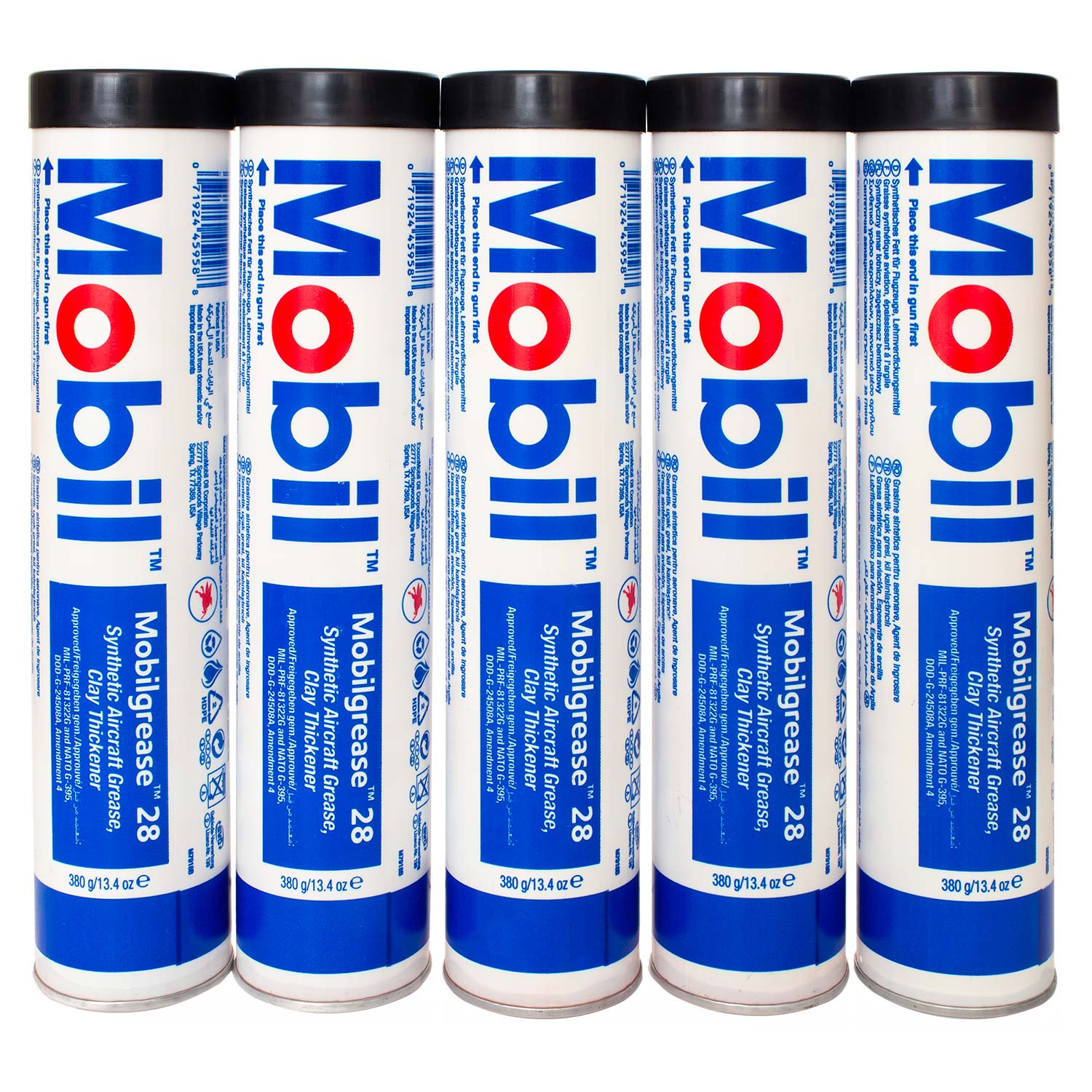 MobilGrease 28 Synthetic Aircraft Grease (5 Pack) image 0