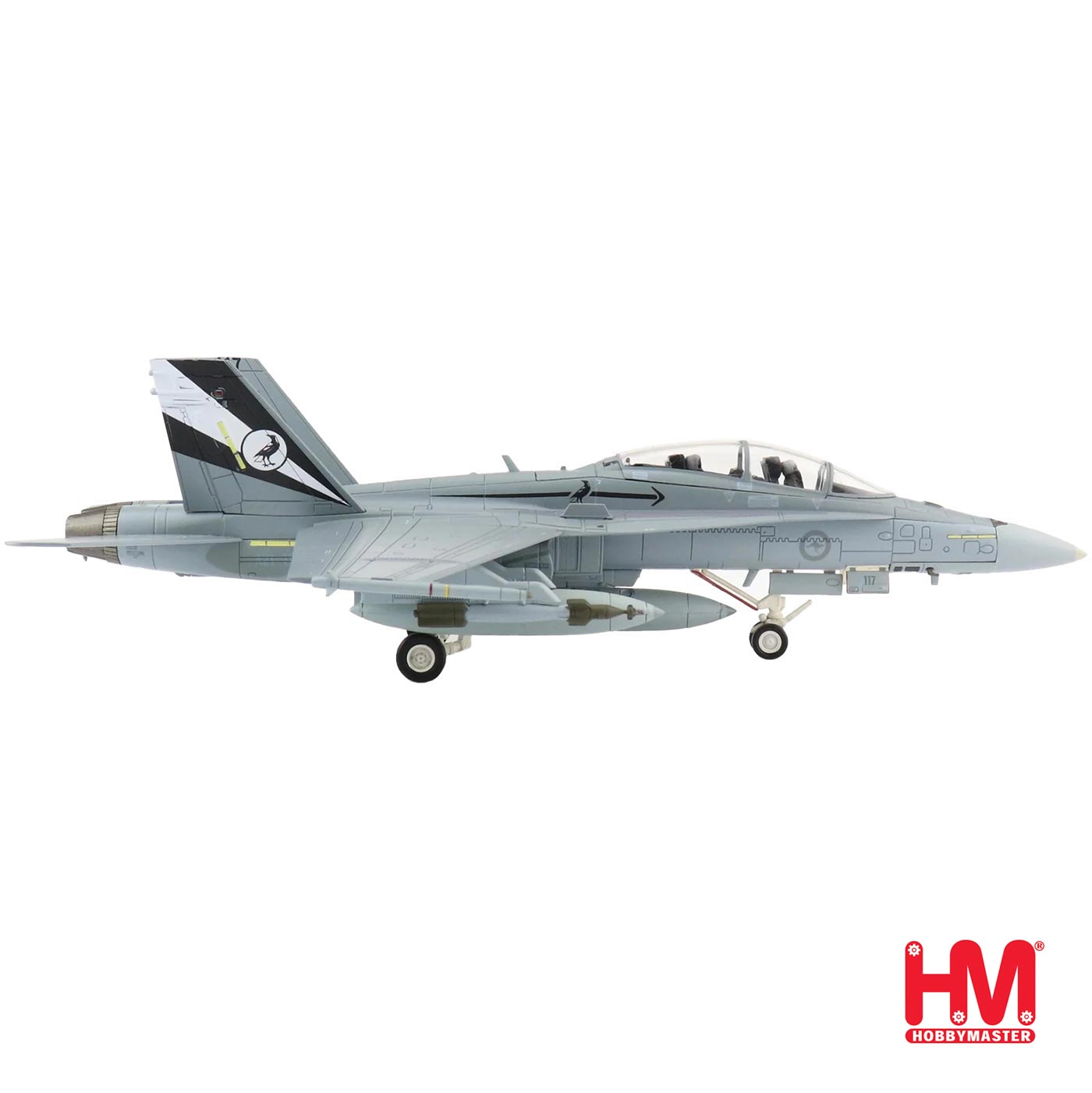 Hobby Master RAAF 1/72 RAAF F/A18B Hornet No.75 Sqn Final Flight A21117 Tindal 2021 image 1