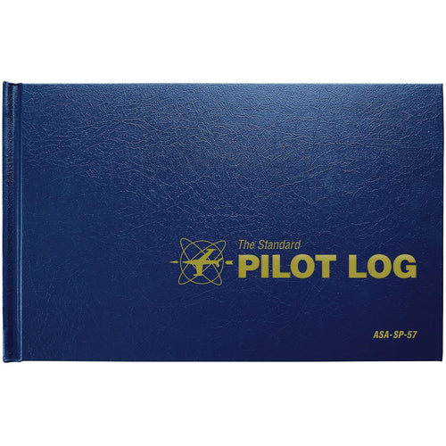 Buku Log Pilot Standar ASA - Biru Tua