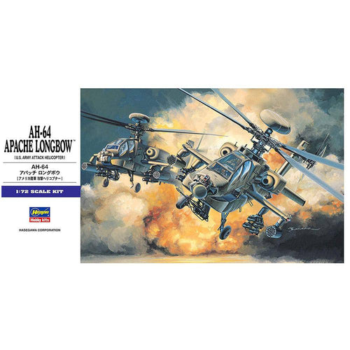 Hasegawa 1/72 AH-64 Apache Longbow Model Pesawat