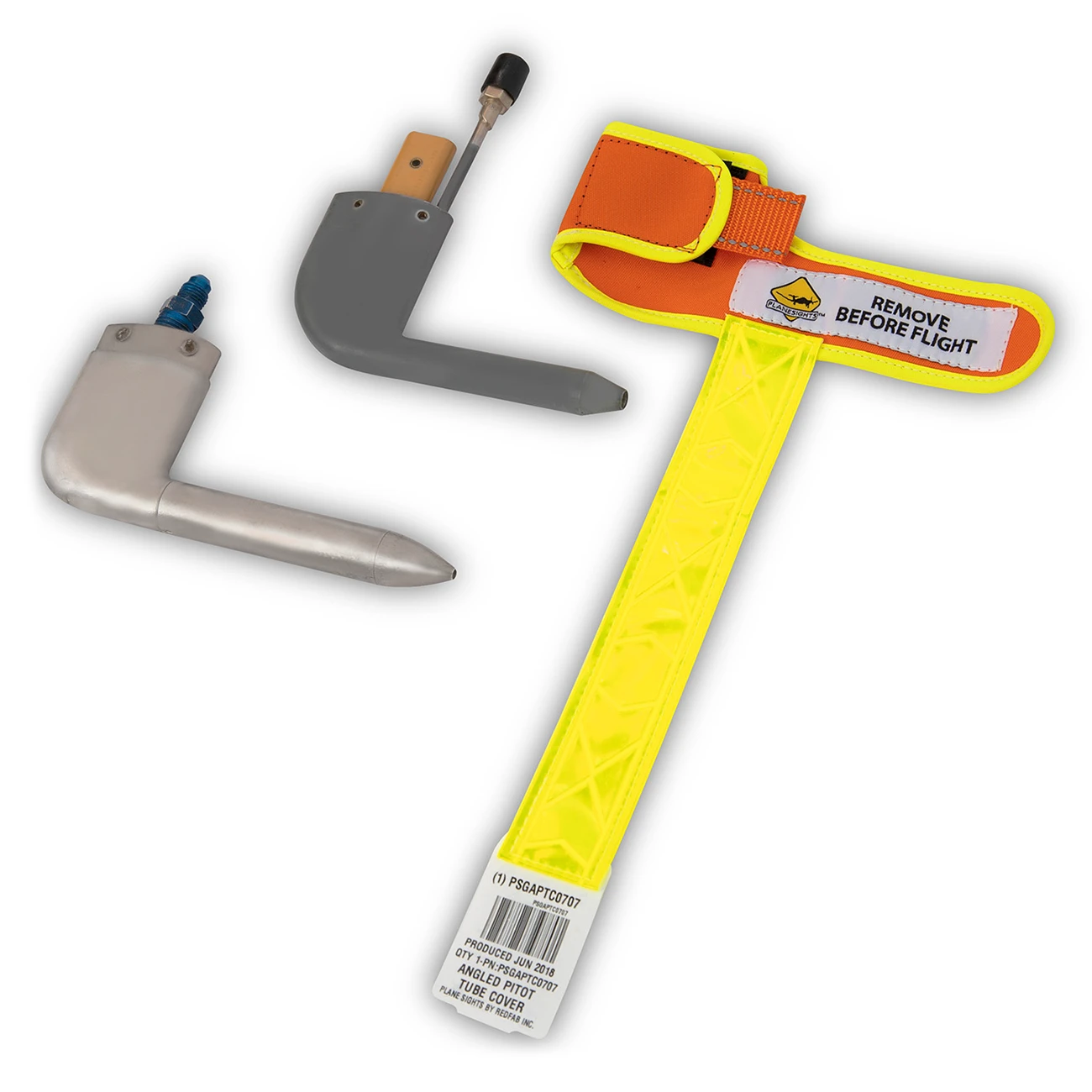 Couvercle de tube Pitot pour viseur d'avion - Incliné