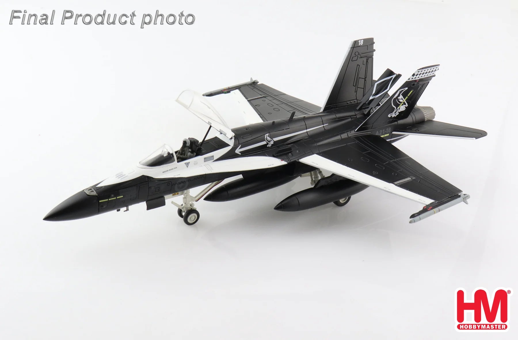 Hobby Master 1/72 Scale F/A18A 75 SQN. Commemorative Design Magpie 2021 A2118 RAAF Base Tindal 2021 Aircraft Model image 4