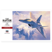 Hasegawa 1/48 F22 Raptor Aircraft Model Kit image 0